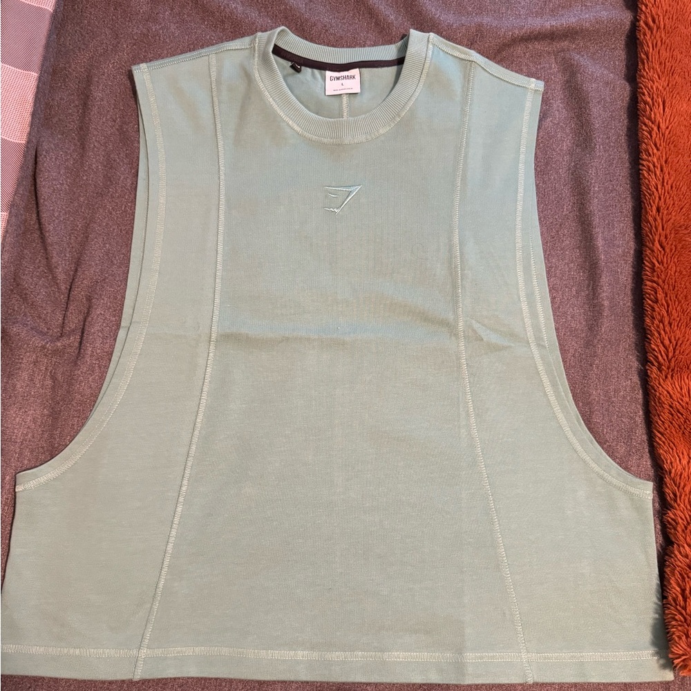 Gymshark boxy cut off tank
